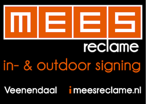 Logo van de sponsor: Mees Reclame