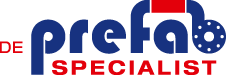 Logo van de sponsor: De Prefab Specialist